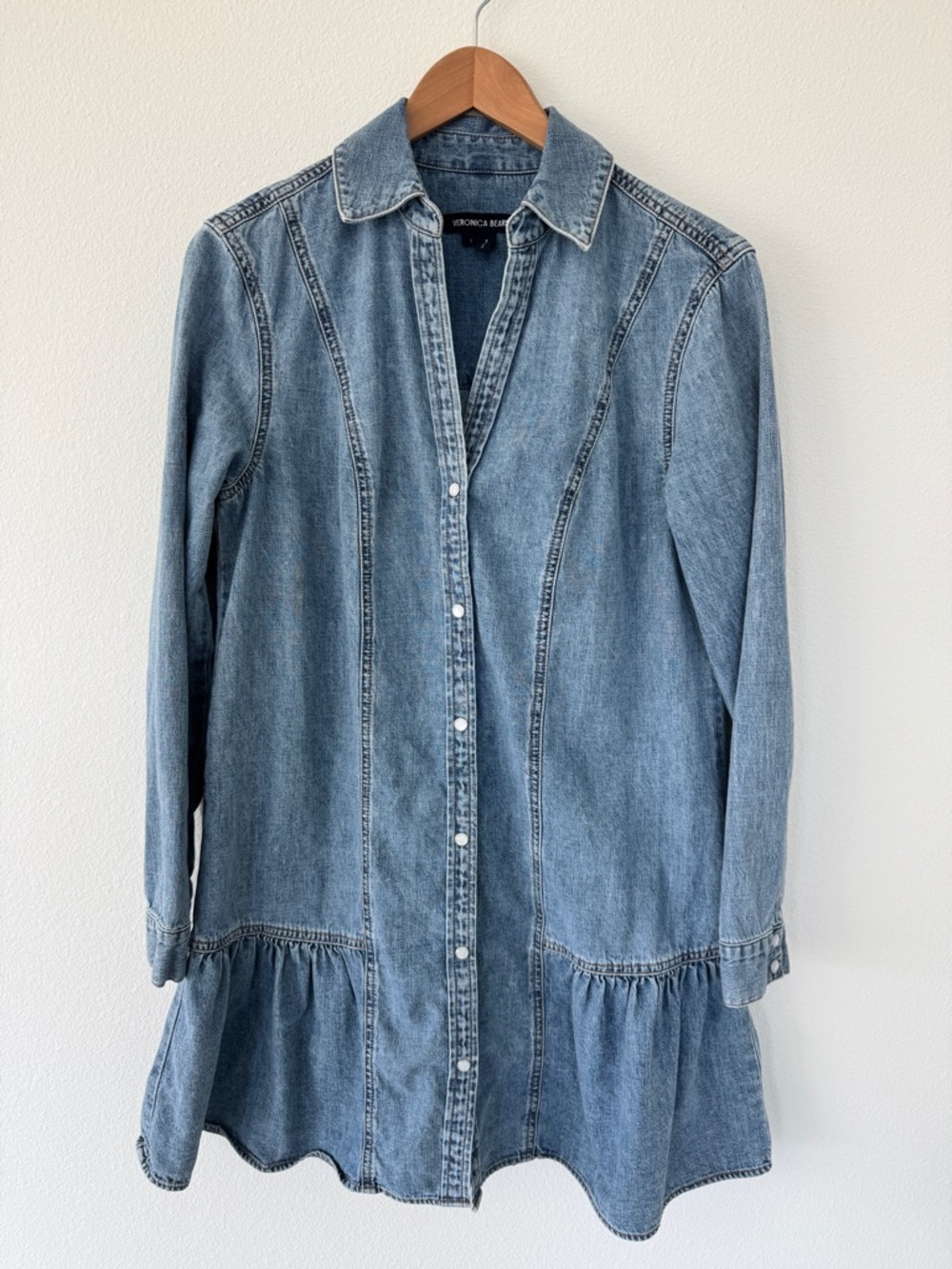 Veronica Beard Light Blue Denim Dress